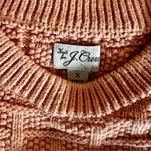J. Crew Men's Peach Crewneck Sweater